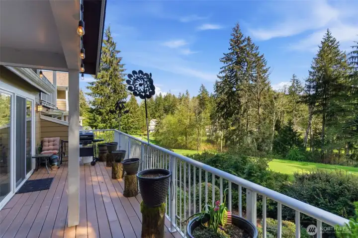 This is another view of the deck