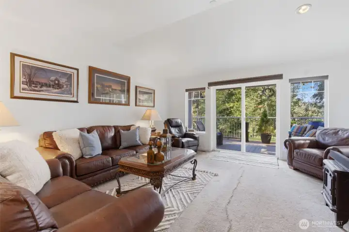 Very spacious with vaulted ceilings