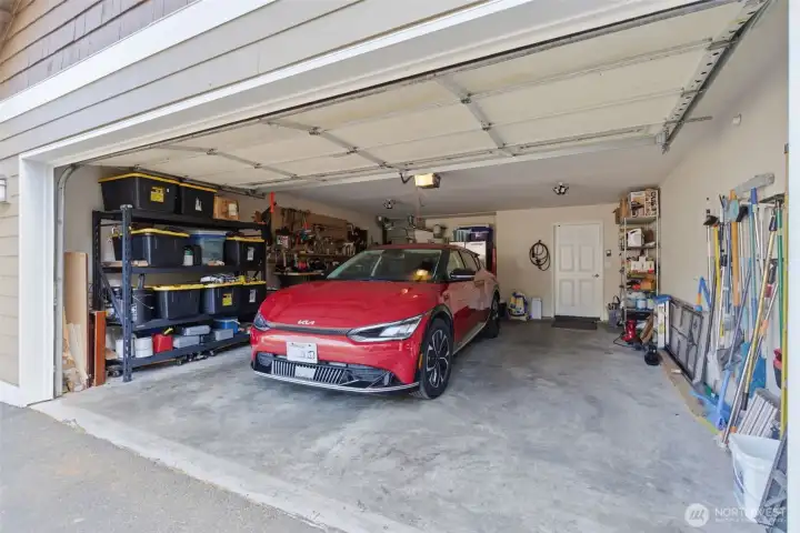 Large 2 car garage