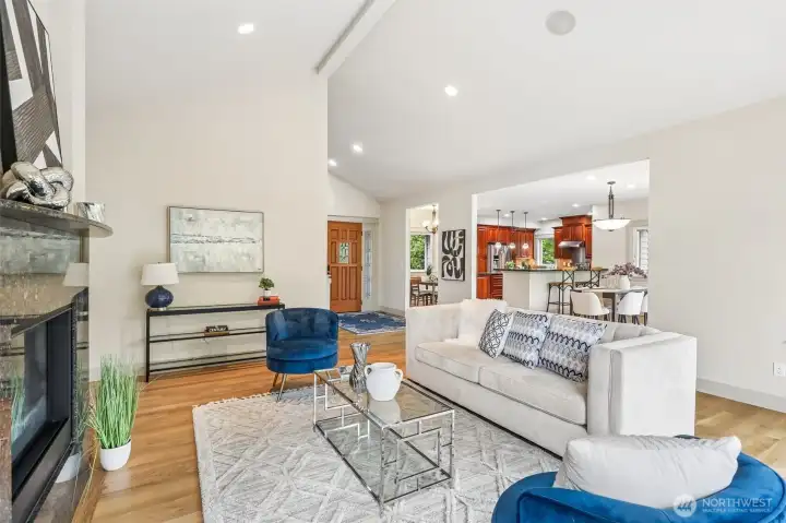 View of the living room!