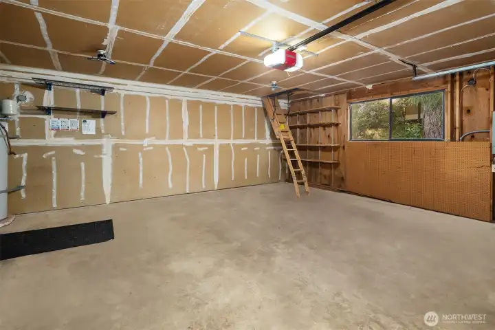 Two car garage