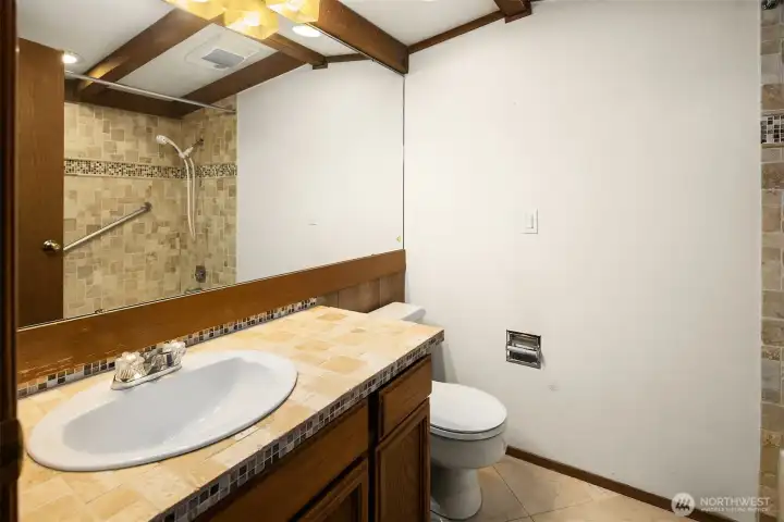 Full bathroom upstairs