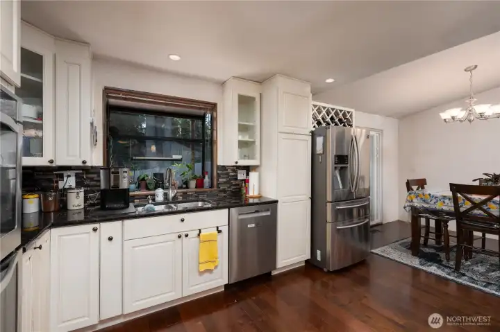 Modern kitchen with double oven!