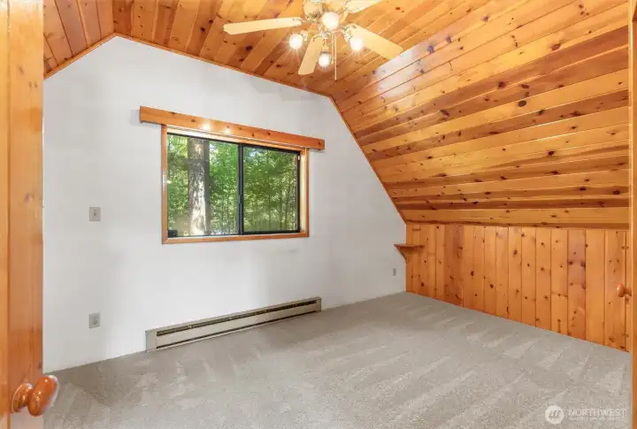 Upstairs bedroom. Upstairs bedroom.