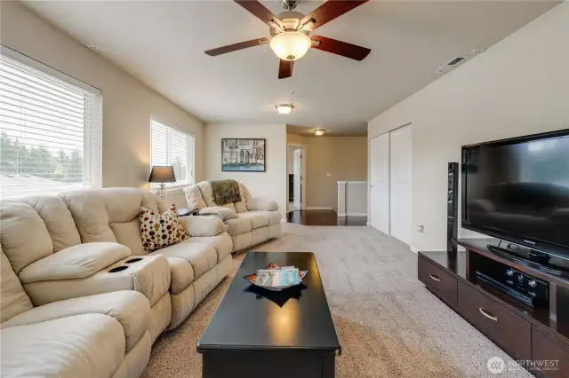 Upstairs living space