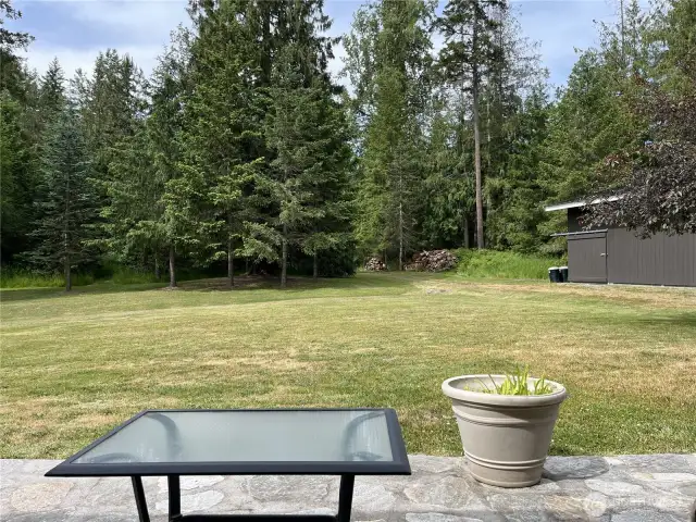 Front patio view