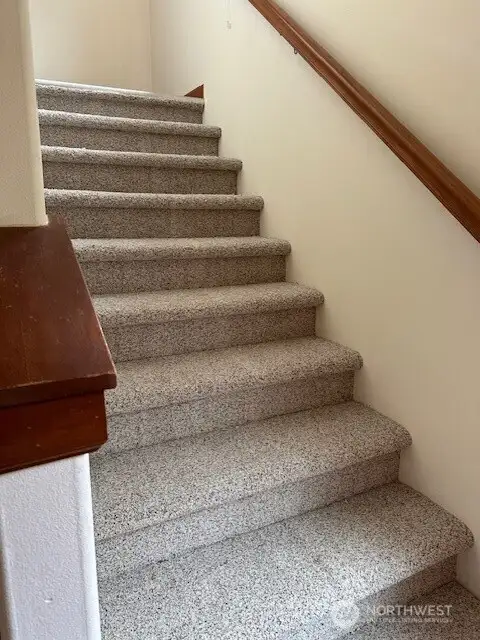 Stairs between the floor.