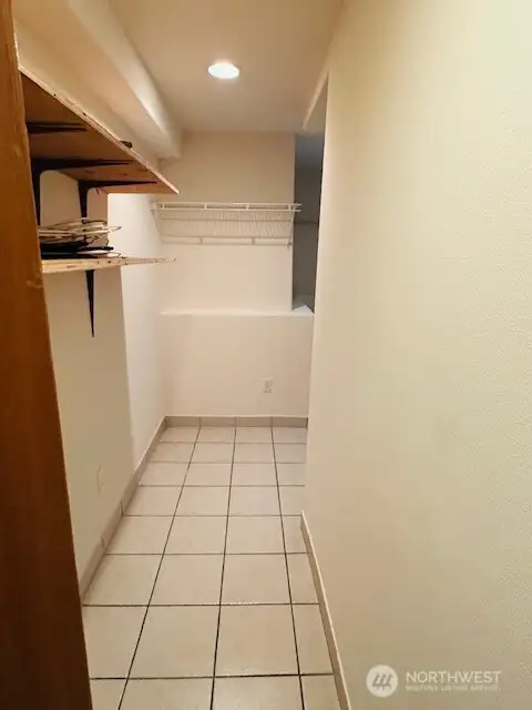 There are two sides to the interior storage. area! Lots of space for your hobbies, crafts, storage