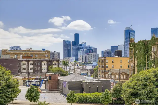 City views from your bedroom and living room. Also, just seconds away from coffee, dining and everything Cap Hill has to offer.