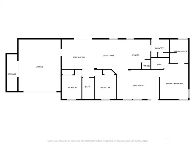 Floor plan for easy navigation of home layout.
