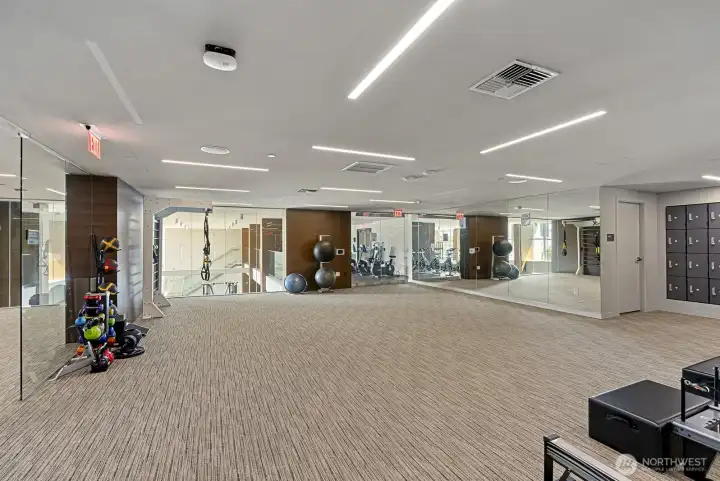 Yoga/Pilates studio for wellness and fitness.
