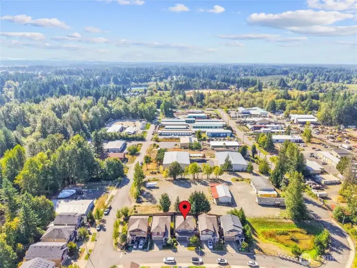 AERIAL VIEW - Trosper Rd in foreground