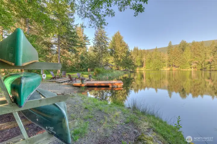 A pristine 17-acre fresh-water lake for residents and their guests to enjoy.