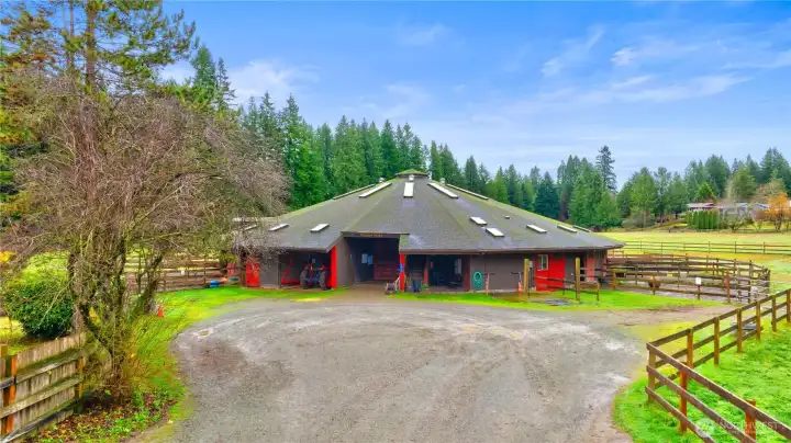 Meadow Ridge riding arena & stalls