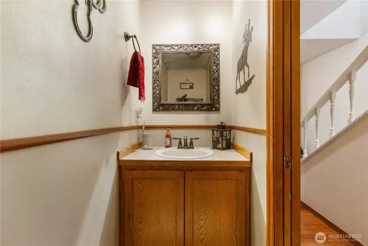 Main floor powder room Main floor powder room