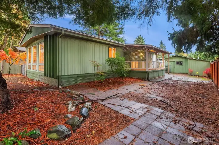 Large lot (you own the land. not leased)