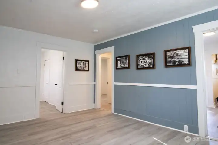 LVP flooring throughout home