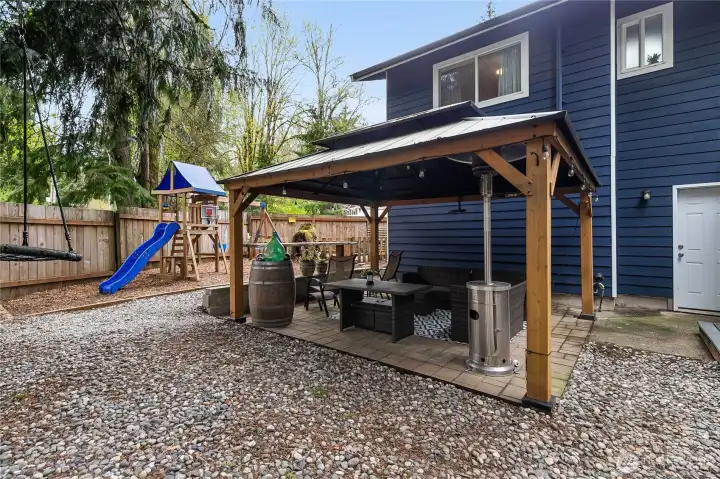 Gazebo sitting area