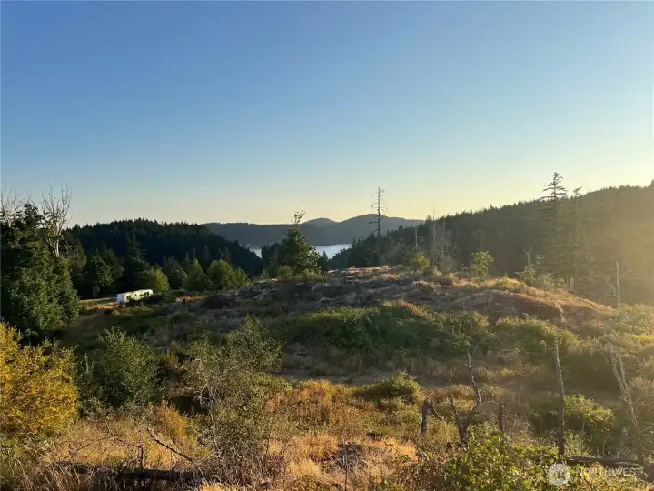 Looking Southwest towards Campbell lake