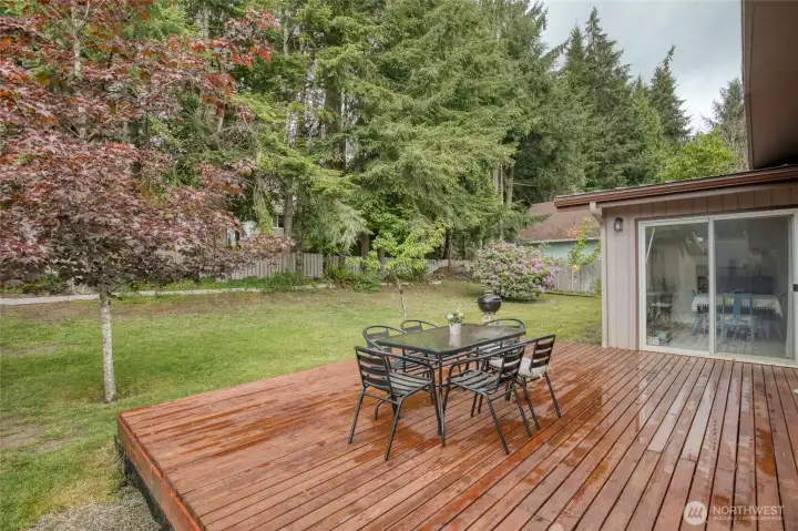 Wood Deck/Back Yard Wood Deck/Back Yard