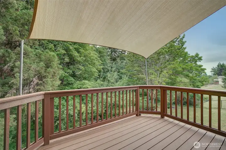 Deck off the primary