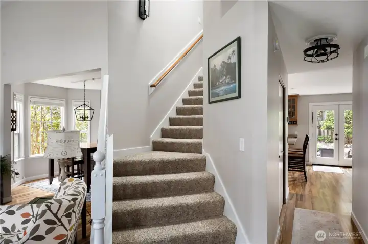 Now lets go upstairs and check out the 4 bedrooms