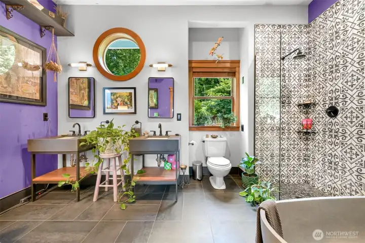 Primary bathroom Primary bathroom