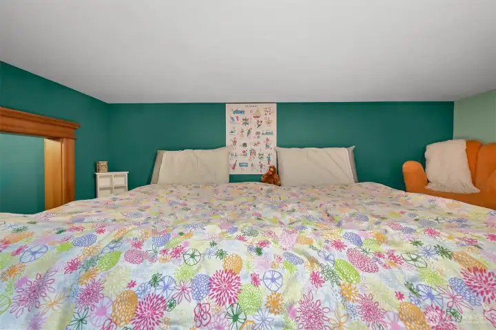 Loft bed. Loft bed.