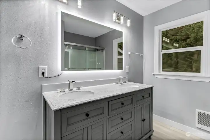 Beautiful Hallway Bathroom
