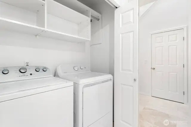 Laundry closet