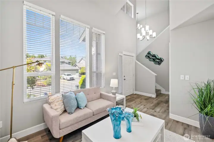 Entry with Vaulted Ceilings