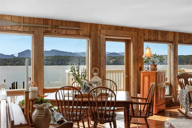 The view lives inside this home on all levels!
