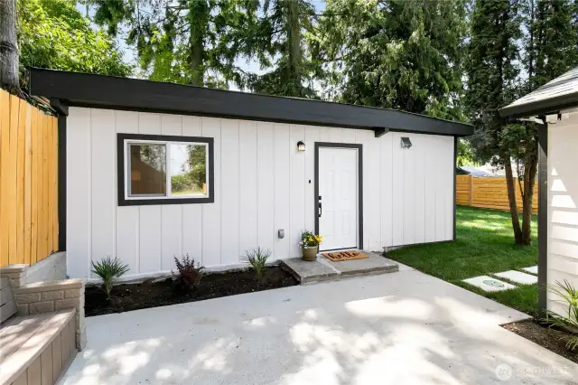 Ideal detached guest suite
