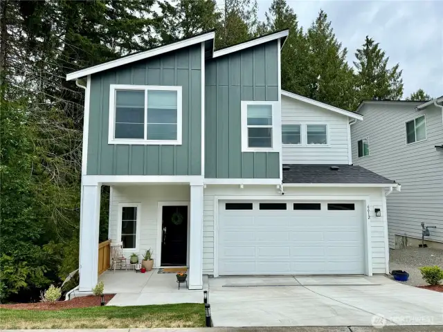 Home has privacy on side and back and extra parking at end of road in front of the house.