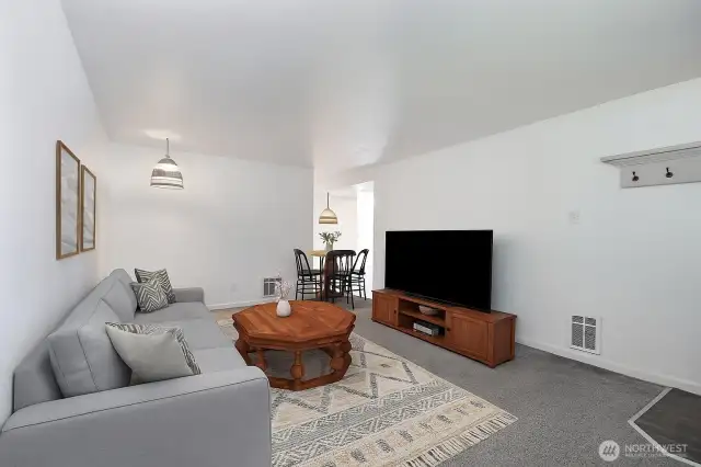 Living Room Virtual Staged