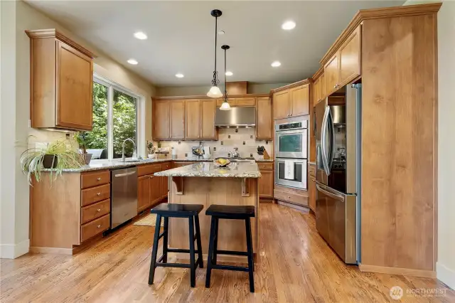 Island with seating