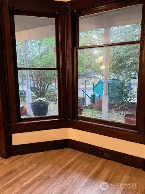Living room cozy on rainy days