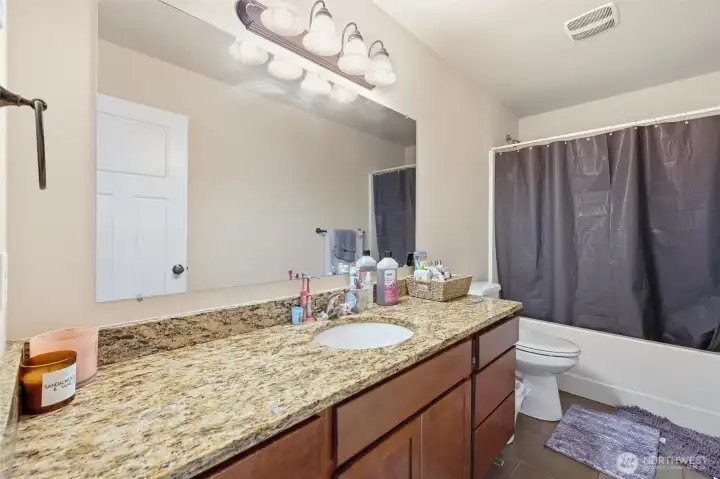 Upstairs guest bathroom