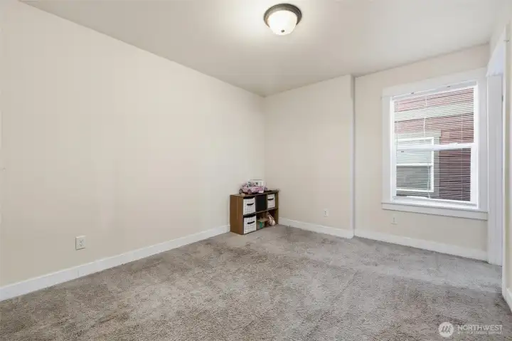 Lower level primary bedroom
