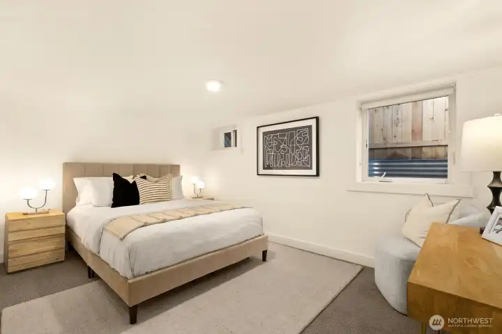 basement bedroom