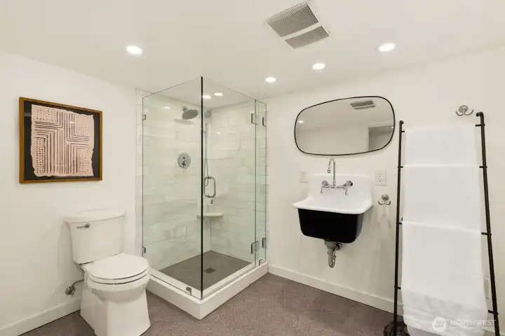 basement bathroom