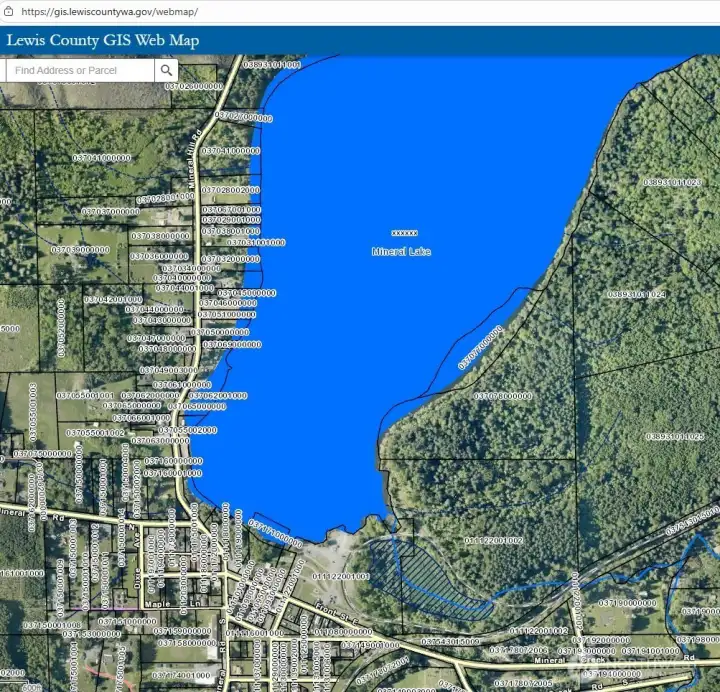 GIS Map of the three parcels