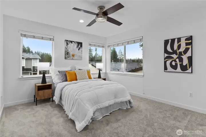 Second bedroom upstairs