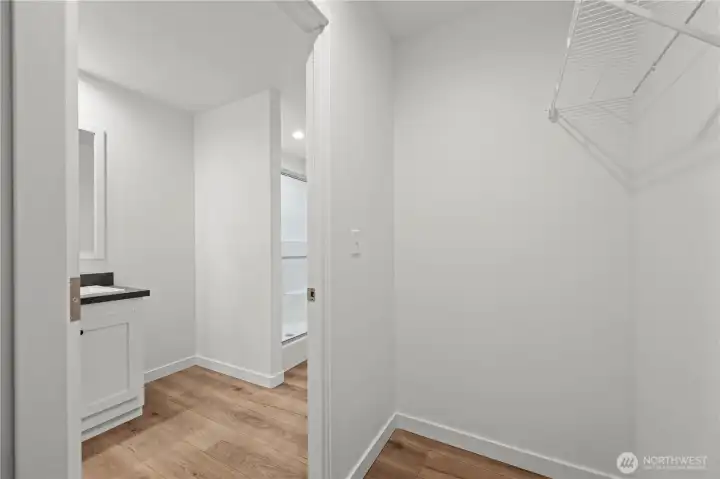 Primary bedroom walk-in closet #2