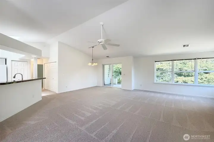Huge great room with beautiful windows!