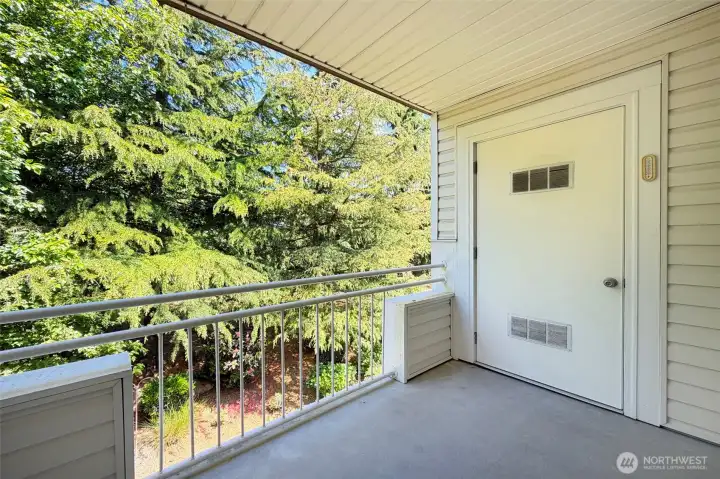 Greenbelt views! Storage here too!