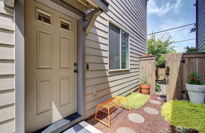 Front Entry/Gate To Backyard