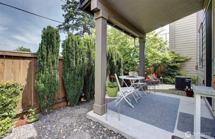 Back Yard, Covered Patio