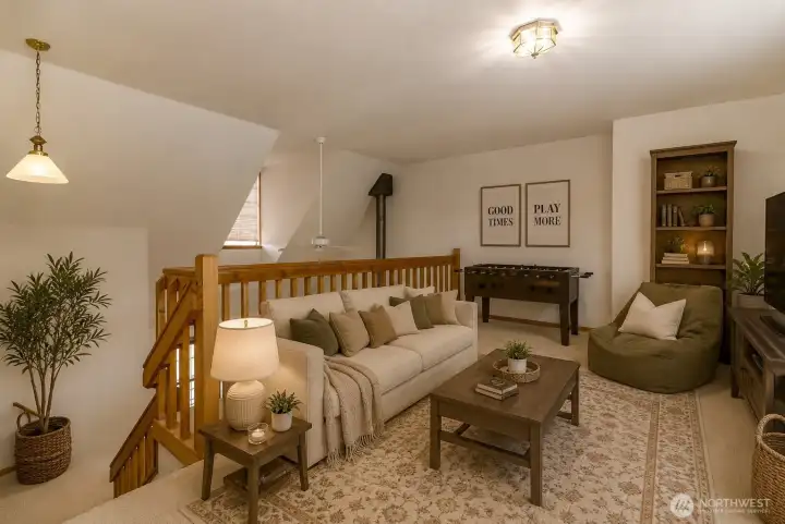 Open Loft Space- Photo Digitally Enhanced