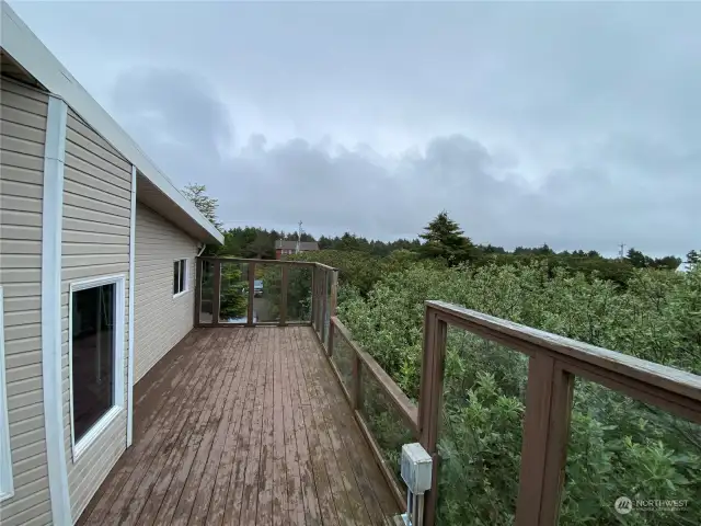 View of Back Deck facing South